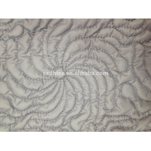 embroidered down coat fabric with mesh cloth